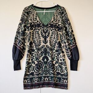 Free People Womens Music & Lyrics Mini Dress Size XS